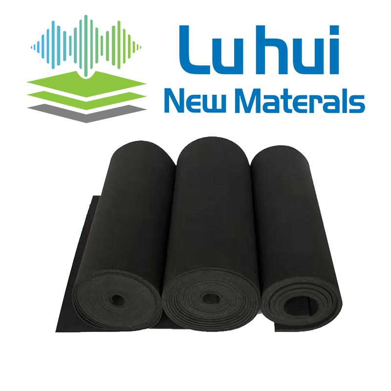 Rubber shock absorber and sound insulation pad LH810 (pure rubber version)