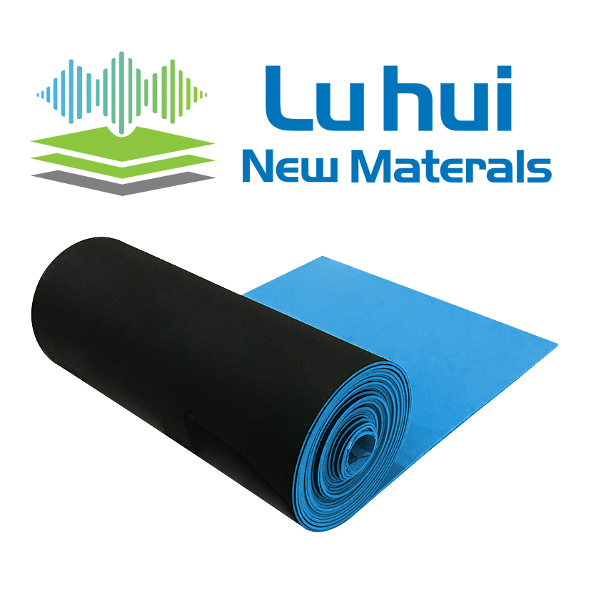 Laminated PU polyurethane soundproofing and shock-absorbing pad LHF100